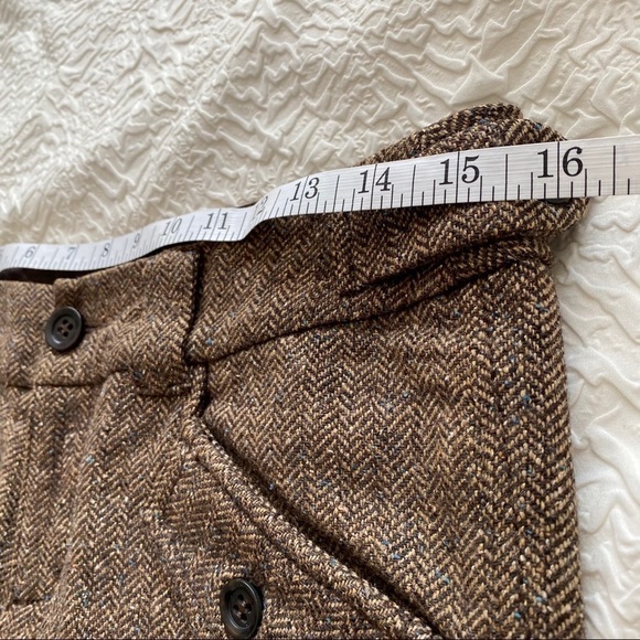 ESPRIT wool/silk blend brown trousers with lining - Picture 8 of 11